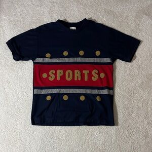 Teddy Fresh “Sports” Navy and Red T-Shirt